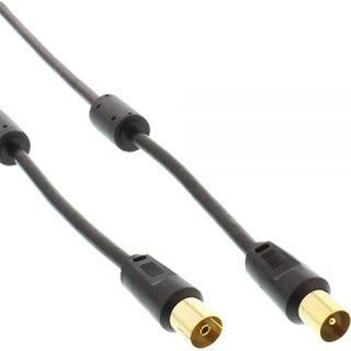 (€4,90*/1m) 1.00m InLine Antenne Anschlusskabel Premium-Line