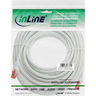 (&euro;0,79*/1m) 10.00m InLine Cat. 6 Patchkabel S/FTP PiMF RJ45
