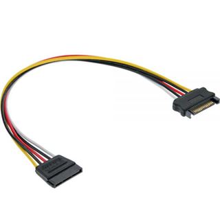 (€9,80*/1m) 0.50m InLine SATA Verlängerungskabel SATA Strom