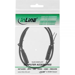 (&euro;7,80*/1m) 0.50m InLine Audio Anschlusskabel 3.5mm
