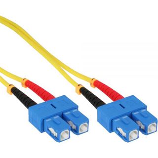 (€0,59*/1m) 15.00m InLine LWL Duplex Patchkabel 9/125 µm