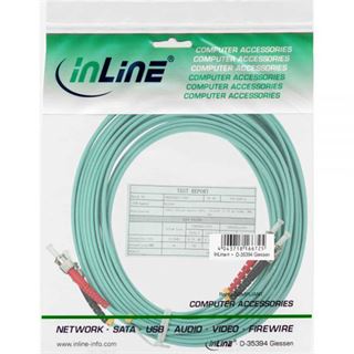 (€0,79*/1m) 10.00m InLine LWL Duplex Patchkabel 50/125 µm