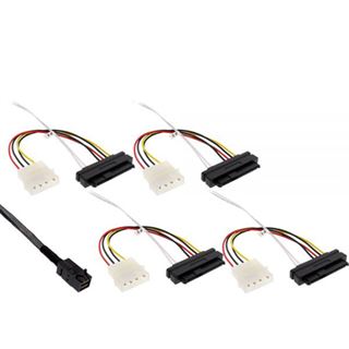 (€39,80*/1m) 0.50m InLine SAS 6Gb/s Anschlusskabel SFF-8643