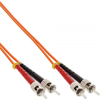 (€0,59*/1m) 15.00m InLine LWL Duplex Patchkabel 50/125 µm