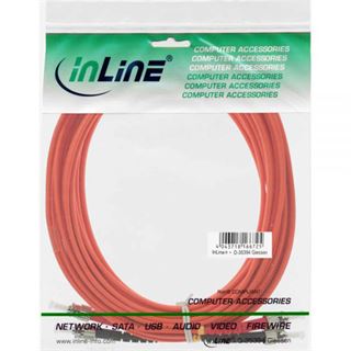 (€0,59*/1m) 15.00m InLine LWL Duplex Patchkabel 50/125 µm