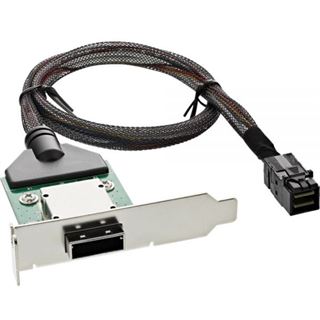 InLine SAS HD low profile PCI Slotblech mit Kabel, ext. SFF-8088 auf