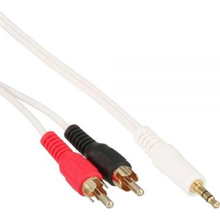 (€3,90*/1m) 1.00m InLine Audio Adapterkabel 3.5mm Klinke Buchse