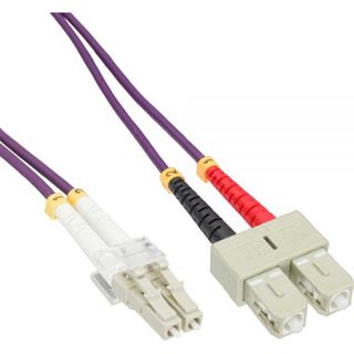 (€0,95*/1m) 20.00m InLine LWL Duplex Patchkabel 50/125 µm