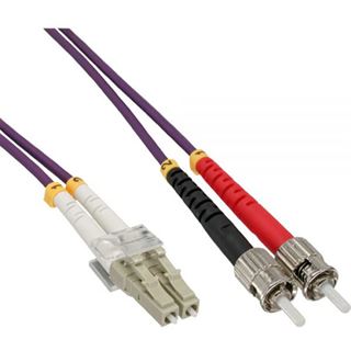 (&euro;6,90*/1m) 1.00m InLine LWL Duplex Patchkabel 50/125 &micro;m