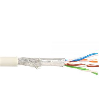 (&euro;0,27*/1m) 500.00m InLine Cat. 5e Patchkabel SF/UTP Grau