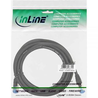 (&euro;4,90*/1m) 1.00m InLine Cat. 6a Patchkabel S/FTP PiMF RJ45