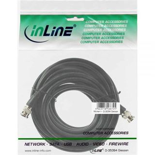 (€0,59*/1m) 15.00m InLine BNC Anschlusskabel BNC Stecker auf BNC