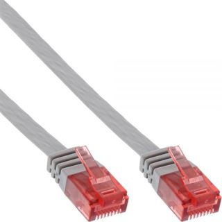 (€1,38*/1m) 5.00m InLine Cat. 6 Patchkabel flach U/UTP RJ45