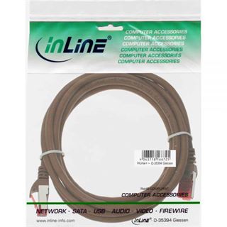 (€0,56*/1m) 25.00m InLine Cat. 6 Patchkabel S/FTP PiMF RJ45