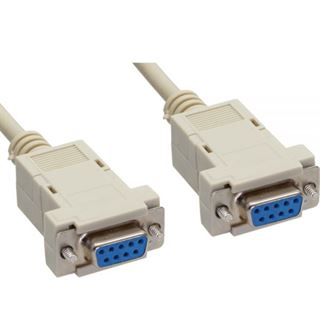 (€2,30*/1m) 3.00m InLine Nullmodem Anschlusskabel 9pol Buchse