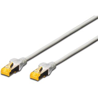 (&euro;9,80*/1m) 0.50m Digitus Cat. 6a Patchkabel S/FTP RJ45 Stecker