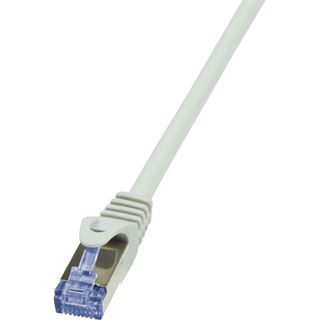 (€4,90*/1m) 1.00m LogiLink Cat. 6a Patchkabel S/FTP PiMF RJ45