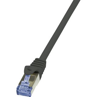 1.00m LogiLink Cat. 6a Patchkabel S/FTP PiMF RJ45 Stecker auf RJ45