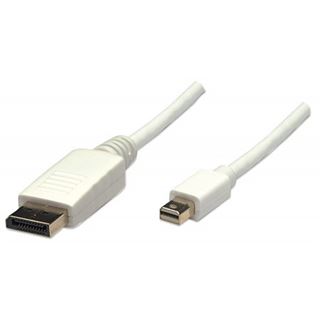 1.00m Manhattan Displayport Anschlusskabel Displayport Stecker auf