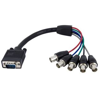 (€39,67*/1m) 0.30m Startech BNC Anschlusskabel VGA 15pol Stecker