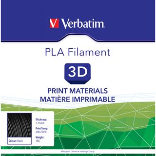 Verbatim Filament 3D Drucker 1.75mm 1kg schwarz