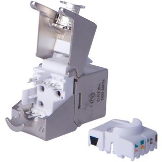 Digitus CAT 6A Keystonemodul geschirmt 500mHz RJ45 24 Stk re