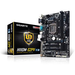 Gigabyte GA-H110M-S2PV Intel H110 So.1151 Dual Channel DDR4 mATX