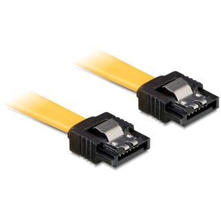 (€49,00*/1m) 0.10m Delock SATA 6Gb/s Anschlusskabel SATA Stecker