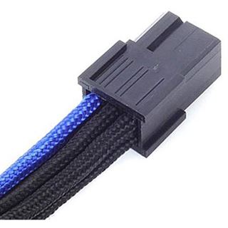 Silverstone 6-Pin-PCIe zu 6-Pin-PCIe Kabel 250mm - schwarz/blau