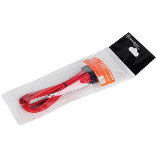 Silverstone 8-Pin-PCIe auf 6+2-Pin-PCIe Verlängerung - 250mm rot