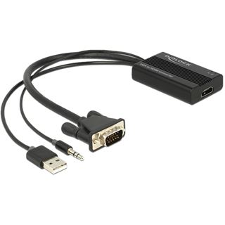 DeLOCK VGA zu HDMI Adapter mit Audio