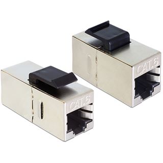 Delock Cat6 1x RJ45 schwarz