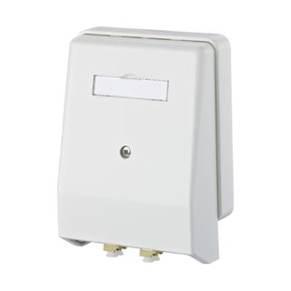 Metz Connect BTR LWL Datendose, 2-fach LC Duplex, Multimode, Aufputz