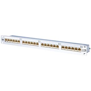 Metz Connect BTR Patchfeld E-DAT Cat 6 24 Port 19" silber