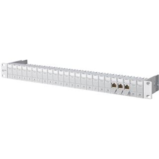 Metz Connect BTR Patchfeld E-DAT modul, Cat 6A, 24 Port, 19",