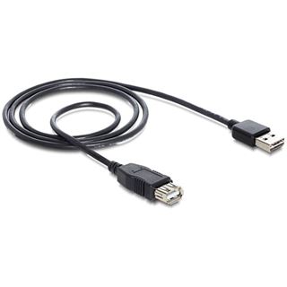 (&euro;6,90*/1m) 1.00m Delock USB2.0 Verl&auml;ngerungskabel Easy-USB