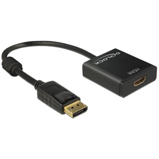 Delock Displayport 1.2 Adapter aktiv Displayport Stecker auf