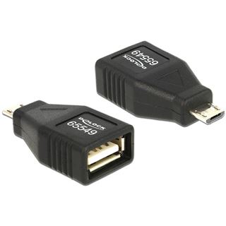 USB Delock Adapter A -> micro B Bu/St OTG