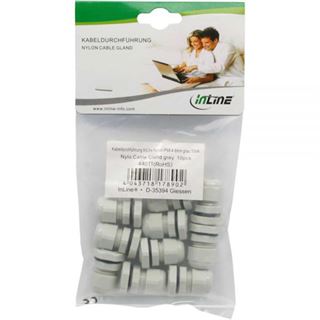 InLine Kabeldurchführung PG 9 Nylon IP68 4-8mm, grau, 10