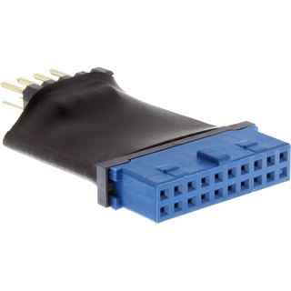 InLine USB 3.0 zu 2.0 Adapter intern, USB 3.0 19pin auf USB 2.0