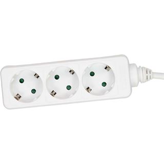 (&euro;1,91*/1m) 3.00m InLine Steckdosenleiste Wei&szlig; 3 (16433W)