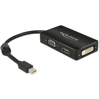 Delock Displayport 1.1 Adapter DP++ Mini Displayport Stecker auf VGA