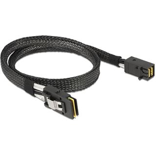 (€67,80*/1m) 0.50m Delock SAS 6Gb/s Adapterkabel SFF-8643