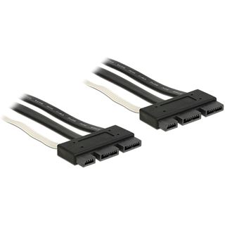 0.50m Delock SATA 3Gb/s Anschlusskabel SATA Express 18 Pin Stecker