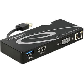 DeLOCK USB 3.0 zu HDMI + VGA + Gigabit