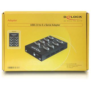 DeLOCK USB 2.0 Seriell 8-Port Industrie RS