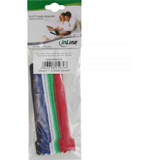 InLine Kabelbinder Klett 12,0mm x240mm verschiedene Farben 10