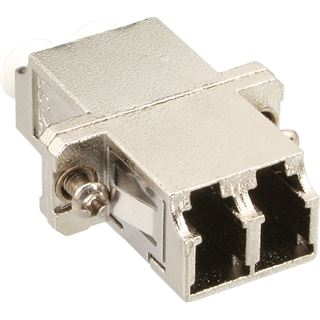 InLine LWL Metall-Kupplung Duplex LC/LC singlemode Keramik-Hülse