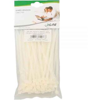 InLine Kabelbinder 4,8mm x160mm natur 100 St&uuml;ck