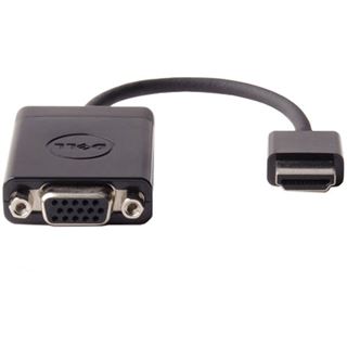 Dell HDMI Adapter HDMI-Stecker auf VGA 15pol Buchse Schwarz schraubbar